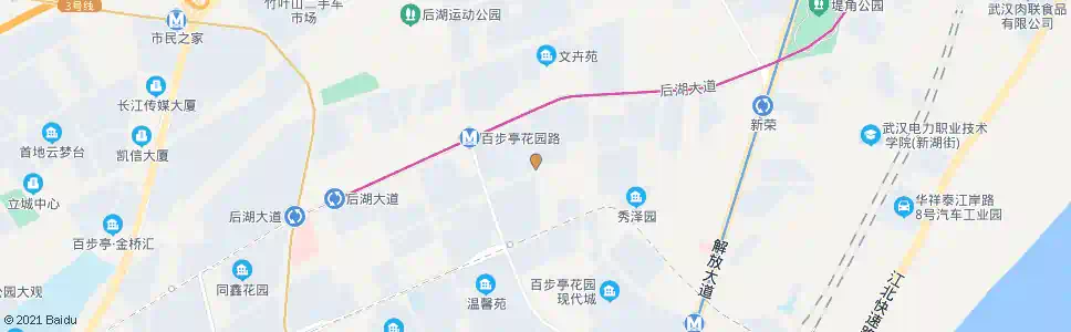 武汉安居路后湖南路口_公交站地图_武汉公交_妙搜公交查询2025