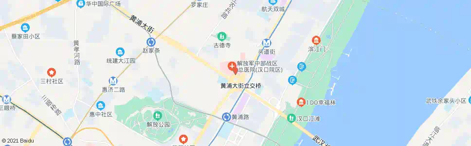 武汉黄浦大街一六一医院_公交站地图_武汉公交_妙搜公交查询2025