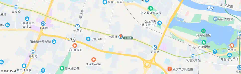 武汉旧七里庙_公交站地图_武汉公交_妙搜公交查询2025