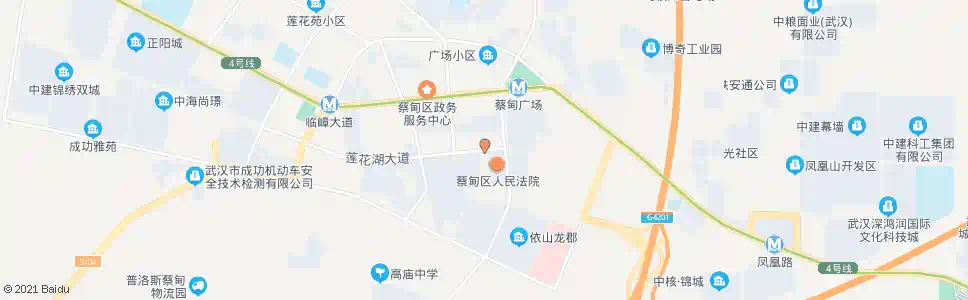 武汉莲花大道建设局_公交站地图_武汉公交_妙搜公交查询2025