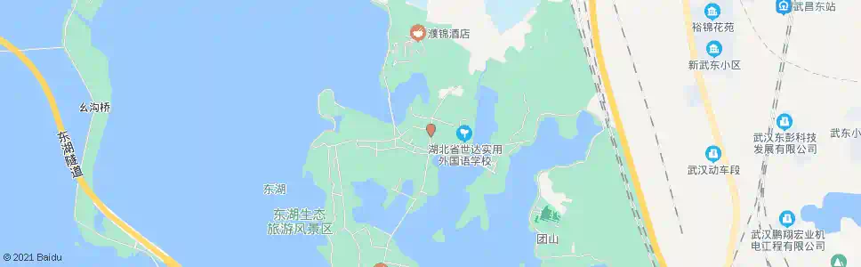 武汉落雁路李家大湾_公交站地图_武汉公交_妙搜公交查询2025