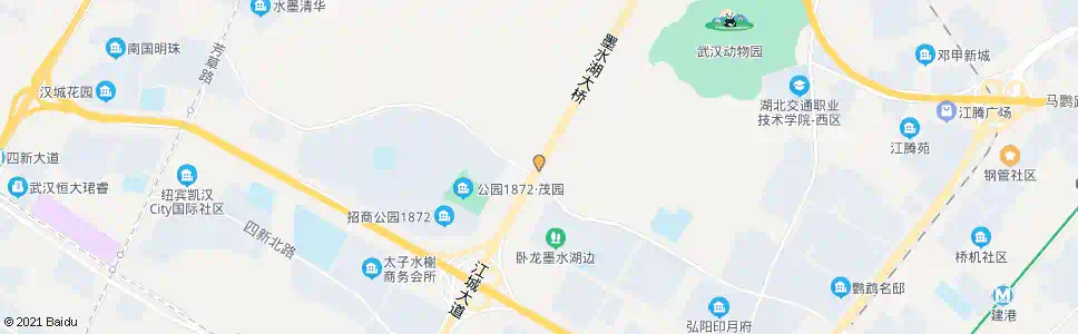 武汉江城大道墨水湖桥_公交站地图_武汉公交_妙搜公交查询2025
