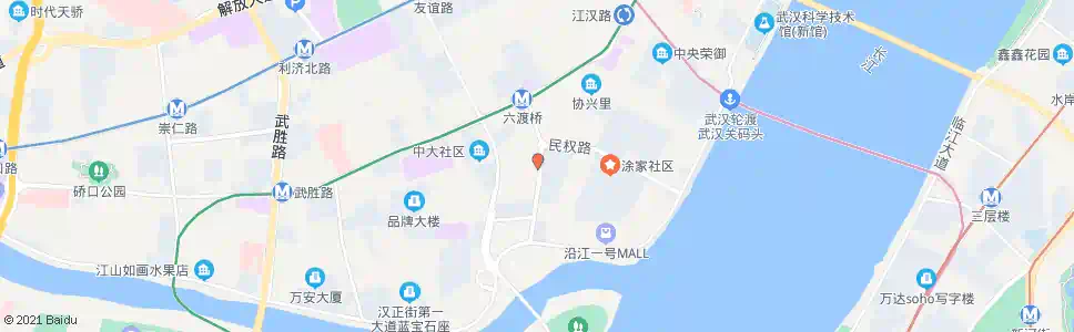 武汉红人服饰_公交站地图_武汉公交_妙搜公交查询2025