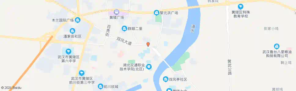 武汉双凤大道百盛街口_公交站地图_武汉公交_妙搜公交查询2025