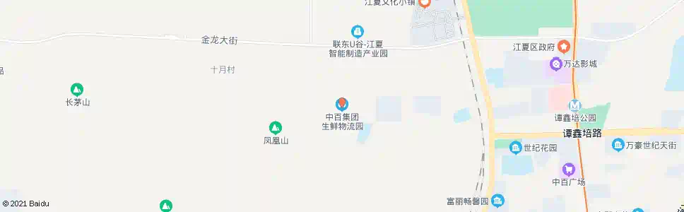 武汉中百集团生鲜物流园_公交站地图_武汉公交_妙搜公交查询2025