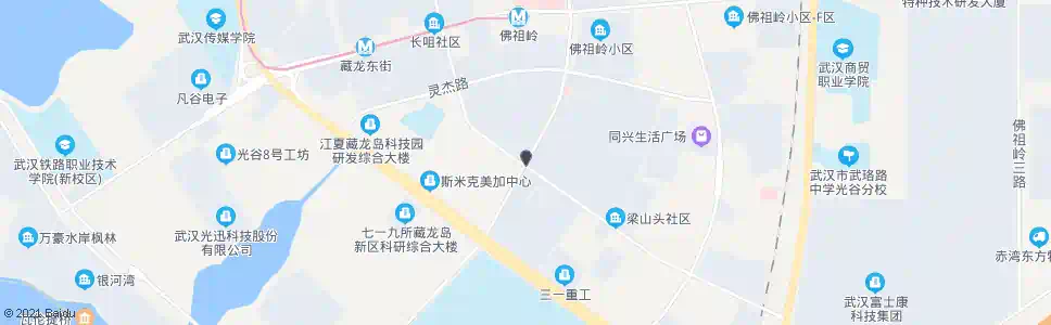 武汉光谷一路康魅路_公交站地图_武汉公交_妙搜公交查询2025
