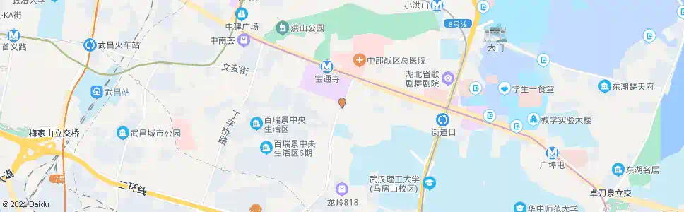 武汉石牌岭路亚贸_公交站地图_武汉公交_妙搜公交查询2025
