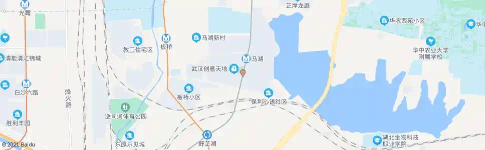 武汉野芷湖西路保利心语公交场站_公交站地图_武汉公交_妙搜公交查询2025