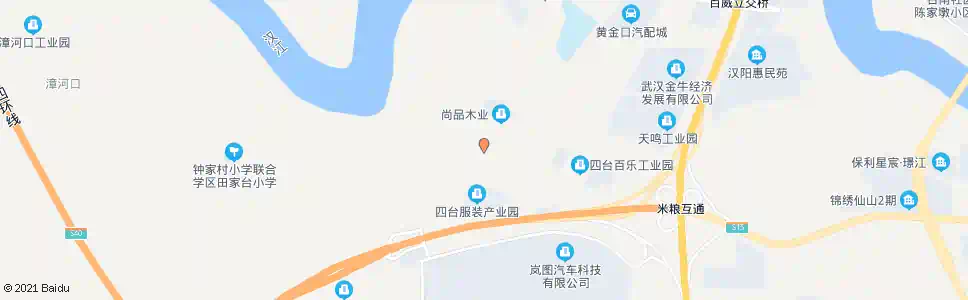 武汉什湖大道四台大道_公交站地图_武汉公交_妙搜公交查询2025
