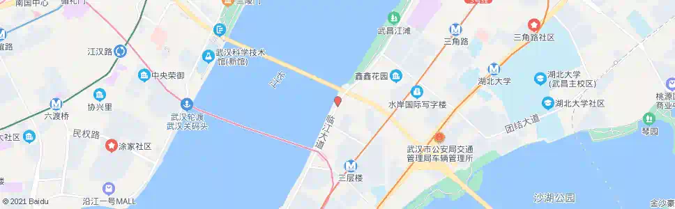 武汉临江大道工院路_公交站地图_武汉公交_妙搜公交查询2025