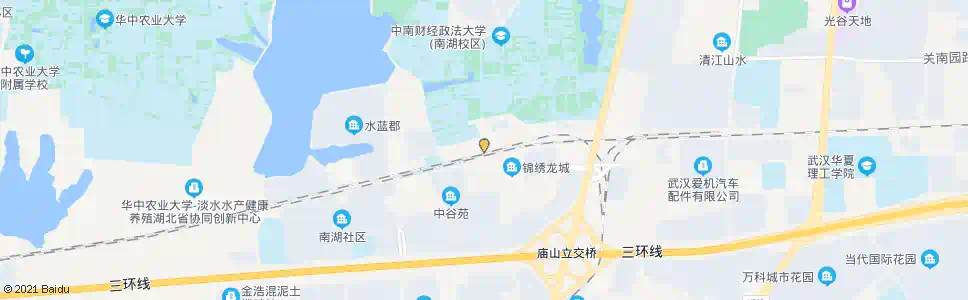武汉水蓝路东山村_公交站地图_武汉公交_妙搜公交查询2025