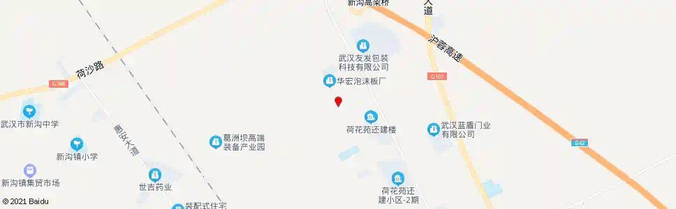 武汉荷花路港头村_公交站地图_武汉公交_妙搜公交查询2025
