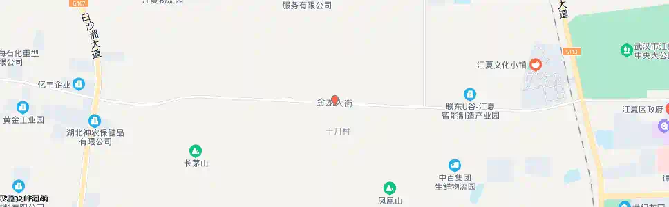武汉金龙大街山湖路_公交站地图_武汉公交_妙搜公交查询2025