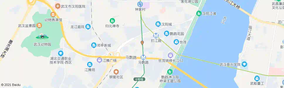 武汉锦绣二路腰路堤_公交站地图_武汉公交_妙搜公交查询2025