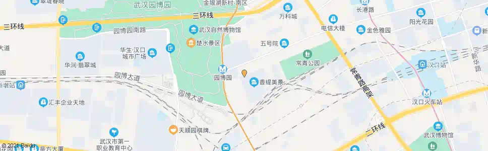 武汉江达路香缇美景_公交站地图_武汉公交_妙搜公交查询2025
