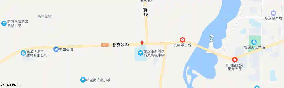 武汉新施公路区高级中学_公交站地图_武汉公交_妙搜公交查询2025