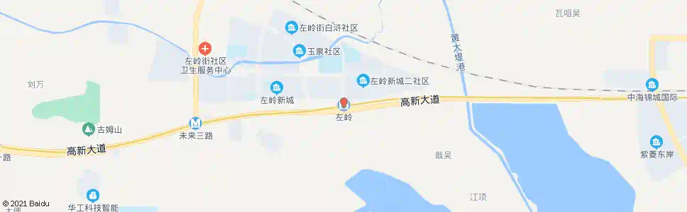 武汉左庙路城铁左岭站_公交站地图_武汉公交_妙搜公交查询2025