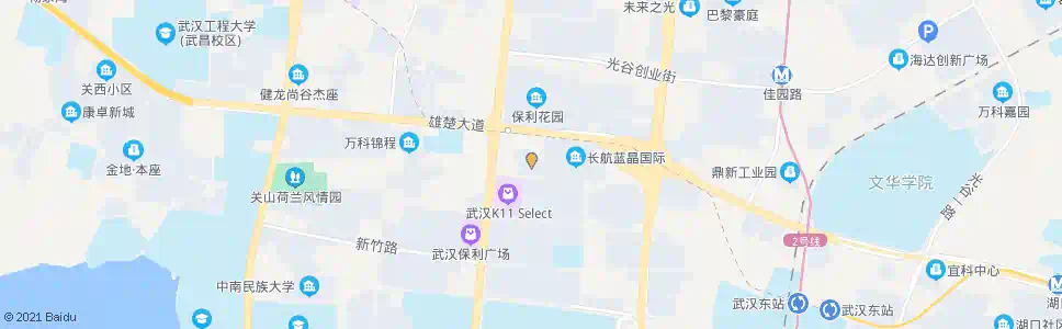 武汉环南街逸景华庭_公交站地图_武汉公交_妙搜公交查询2025