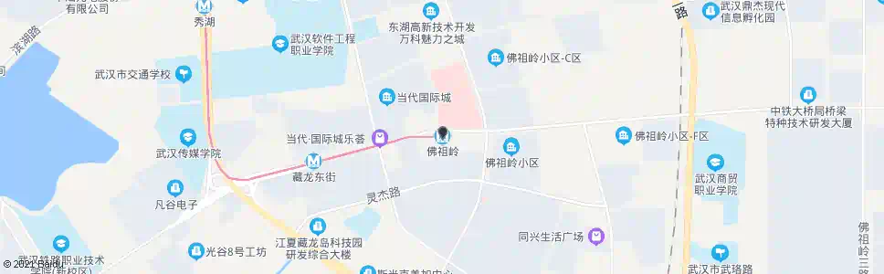 武汉东园西路佛祖岭_公交站地图_武汉公交_妙搜公交查询2025