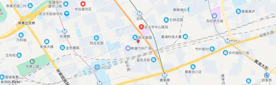 武汉常青一路姑嫂树路口_公交站地图_武汉公交_妙搜公交查询2025