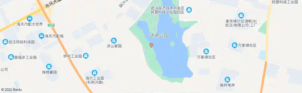 武汉车城大道汤湖公园_公交站地图_武汉公交_妙搜公交查询2025