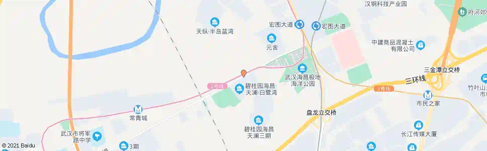武汉将军路黄塘湖_公交站地图_武汉公交_妙搜公交查询2025