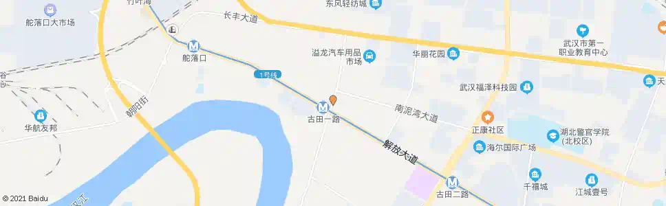 武汉古田一路南泥湾大道口_公交站地图_武汉公交_妙搜公交查询2025