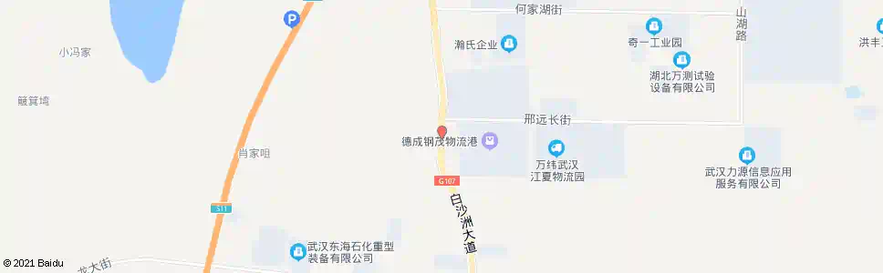 武汉107国道搞条湾_公交站地图_武汉公交_妙搜公交查询2025
