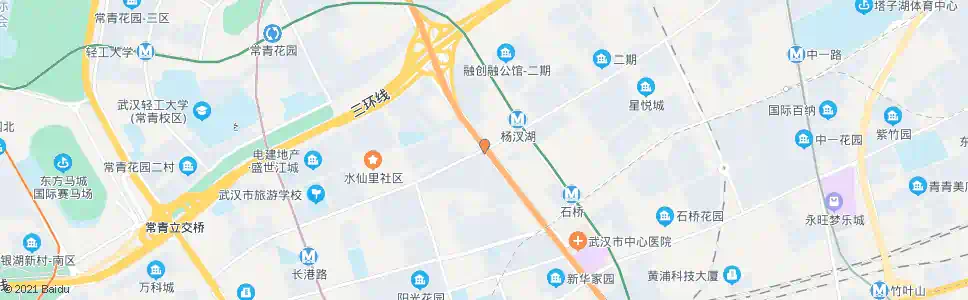 武汉罗家嘴路姑嫂树路_公交站地图_武汉公交_妙搜公交查询2025