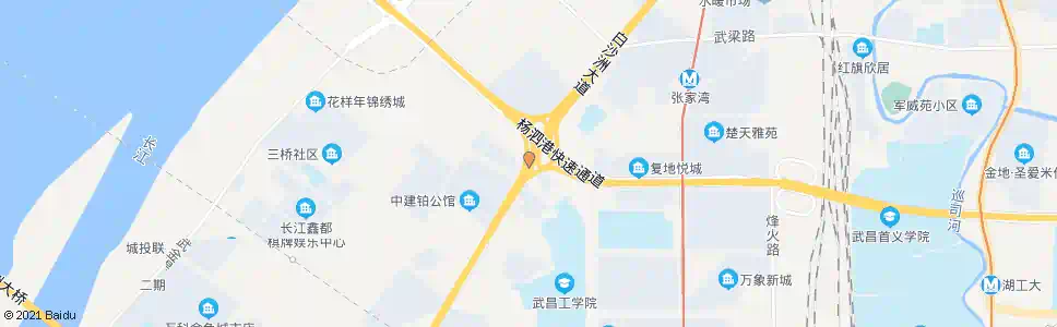 武汉白沙洲大道张家湾_公交站地图_武汉公交_妙搜公交查询2025