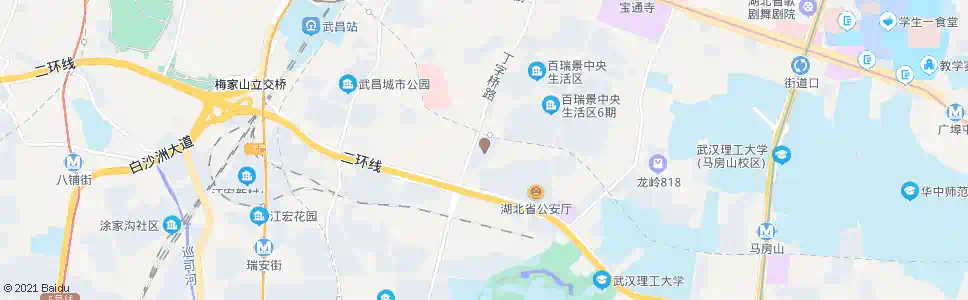 武汉雄楚大道沈家湾_公交站地图_武汉公交_妙搜公交查询2025