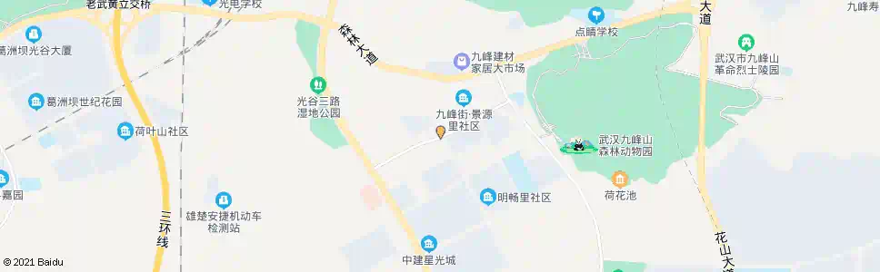 武汉百合路紫兰路_公交站地图_武汉公交_妙搜公交查询2025