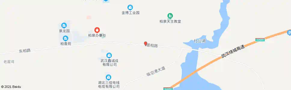武汉银柏路红光四队_公交站地图_武汉公交_妙搜公交查询2025