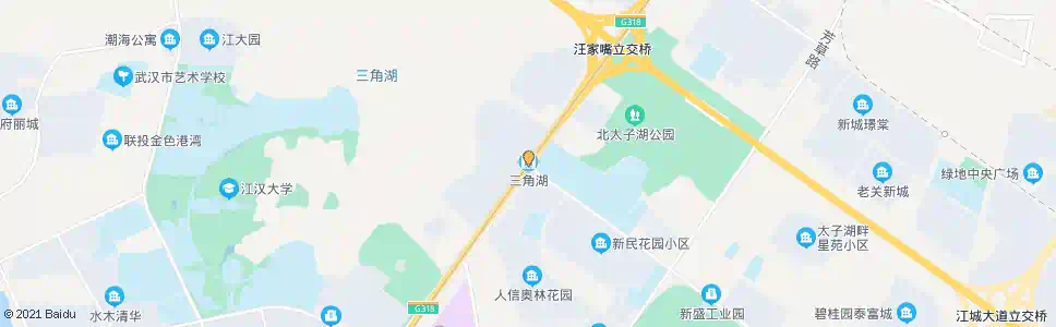 武汉三角湖站_公交站地图_武汉公交_妙搜公交查询2025