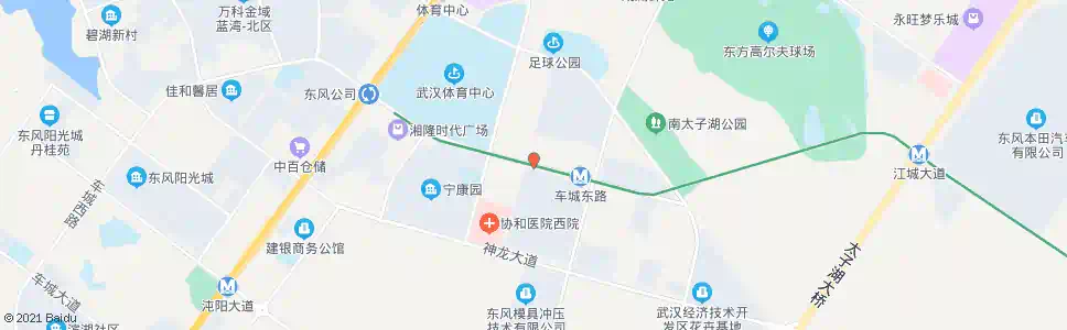 武汉车城北路红升小区_公交站地图_武汉公交_妙搜公交查询2025