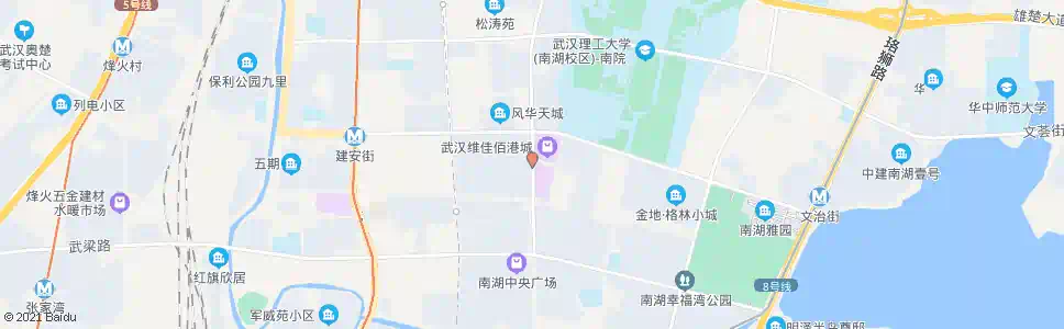 武汉建安街丁字桥南路_公交站地图_武汉公交_妙搜公交查询2025