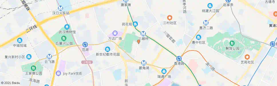 武汉菱角湖路省新华医院_公交站地图_武汉公交_妙搜公交查询2025