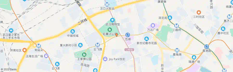 武汉常青路范湖_公交站地图_武汉公交_妙搜公交查询2025