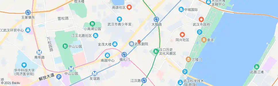 武汉京汉大道黄石路_公交站地图_武汉公交_妙搜公交查询2025