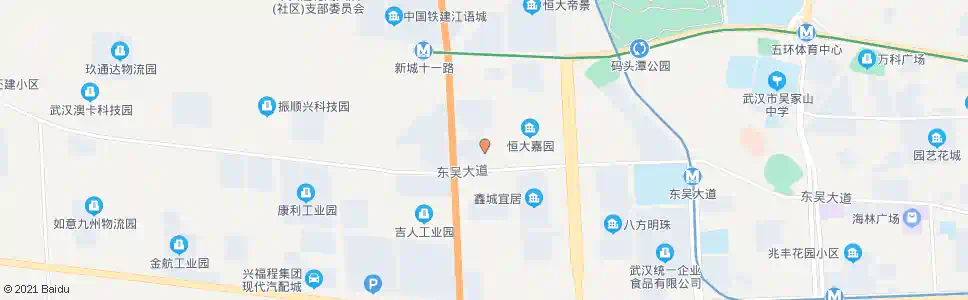 武汉东吴大道航天佳园_公交站地图_武汉公交_妙搜公交查询2025