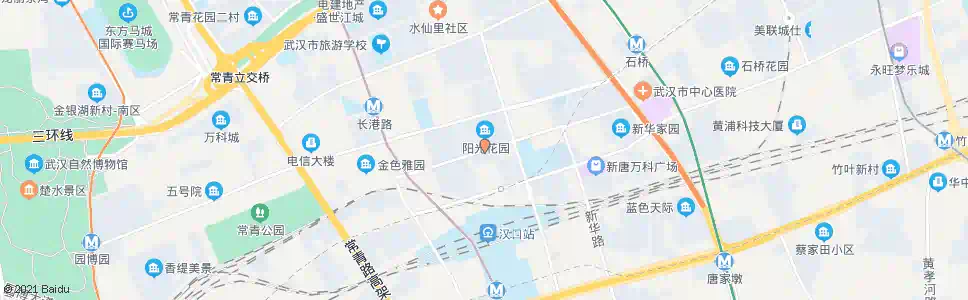 武汉红旗渠路阳光小区_公交站地图_武汉公交_妙搜公交查询2025