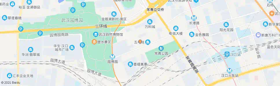 武汉发展三路江旺路_公交站地图_武汉公交_妙搜公交查询2025