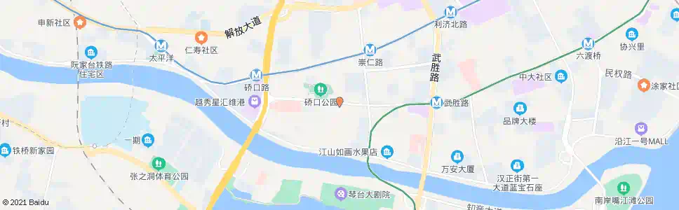 武汉关山一队_公交站地图_武汉公交_妙搜公交查询2025
