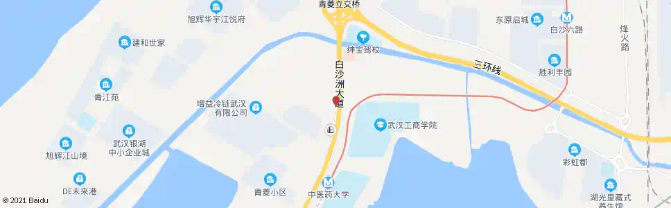 武汉白沙洲大道青菱寺_公交站地图_武汉公交_妙搜公交查询2025