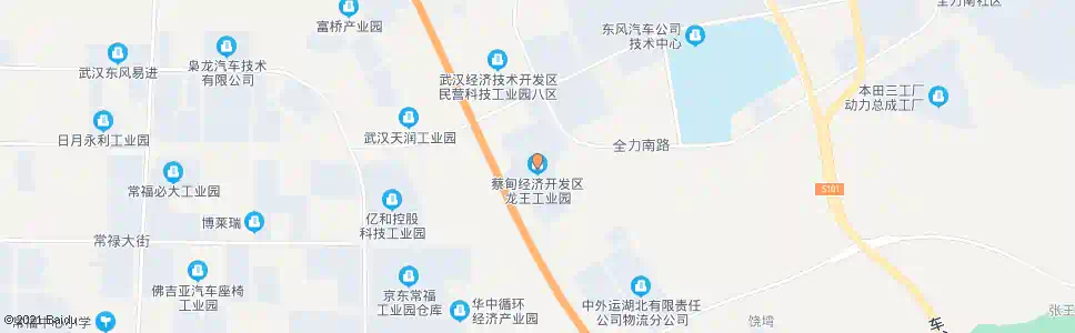 武汉龙王工业园_公交站地图_武汉公交_妙搜公交查询2025