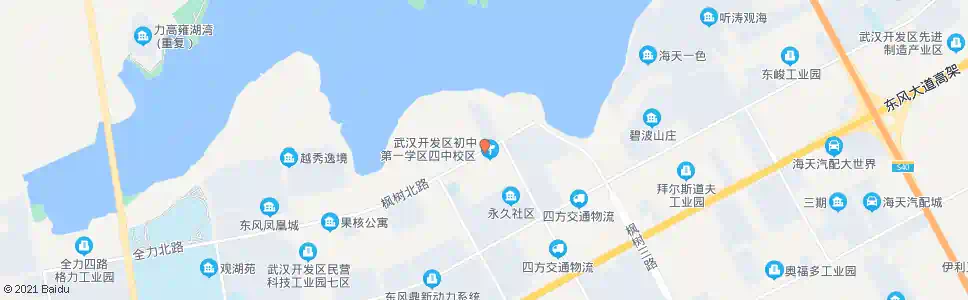 武汉枫树北路枫树四路_公交站地图_武汉公交_妙搜公交查询2025