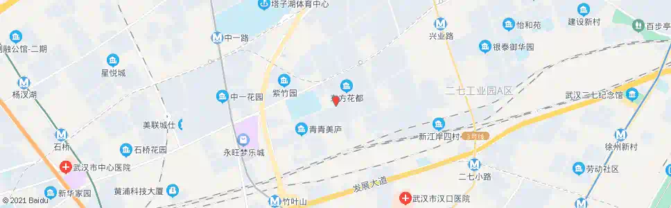 武汉兴业南路中胜村_公交站地图_武汉公交_妙搜公交查询2025