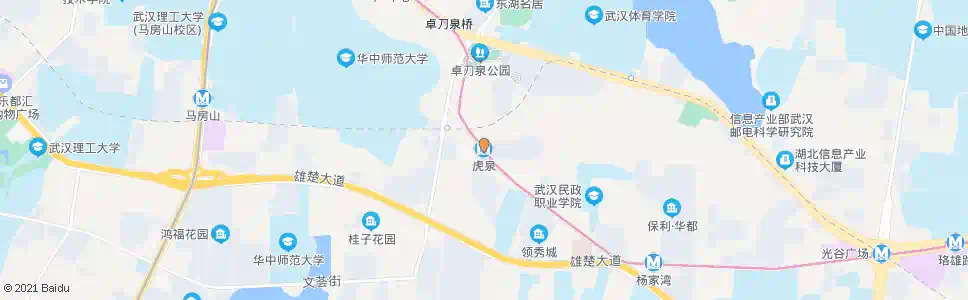 武汉虎泉站_公交站地图_武汉公交_妙搜公交查询2025