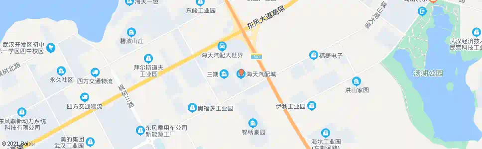 武汉海天汽配城_公交站地图_武汉公交_妙搜公交查询2025