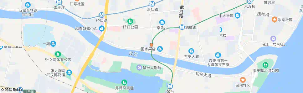 武汉崇仁路沿河大道口_公交站地图_武汉公交_妙搜公交查询2025